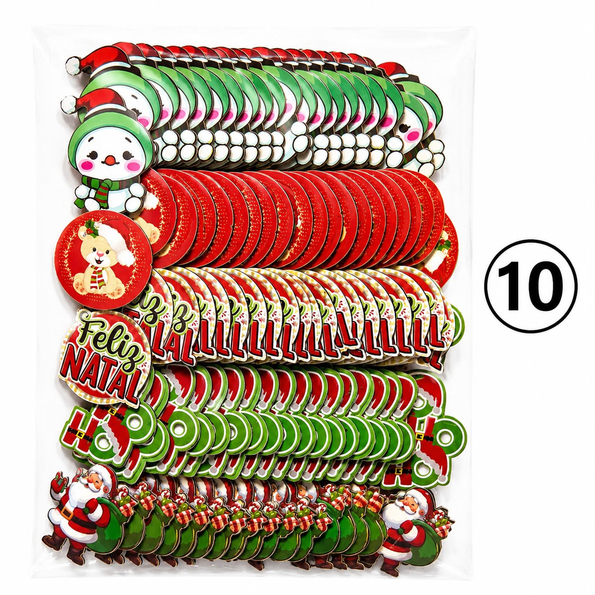NATAL APLIQUES TAMANHO P