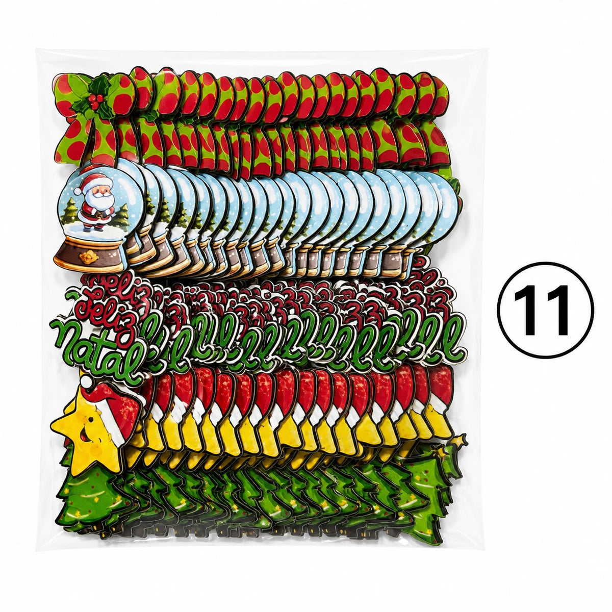 NATAL APLIQUES TAMANHO P