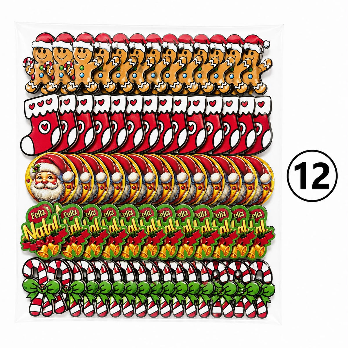 NATAL APLIQUES TAMANHO P