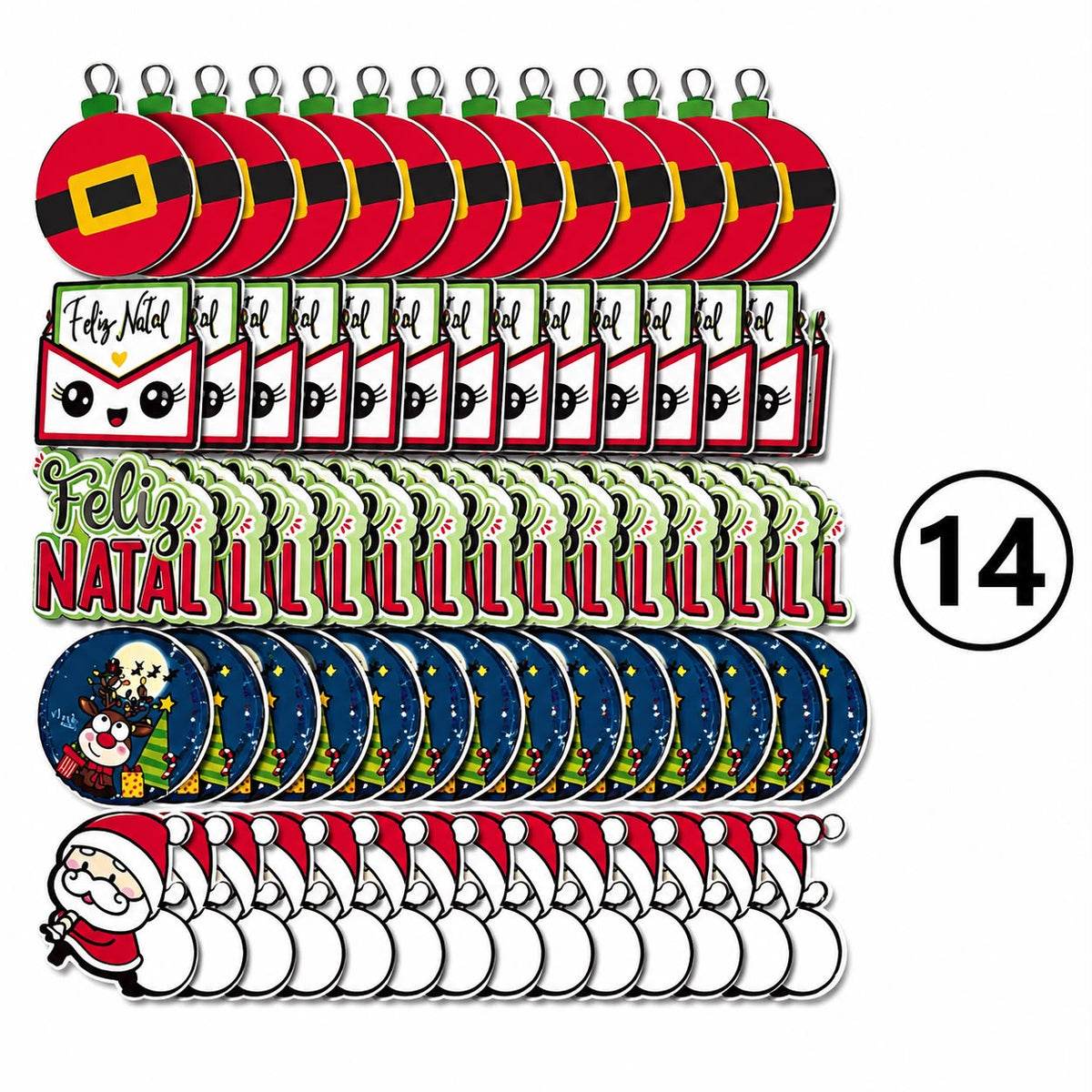 NATAL APLIQUES TAMANHO P