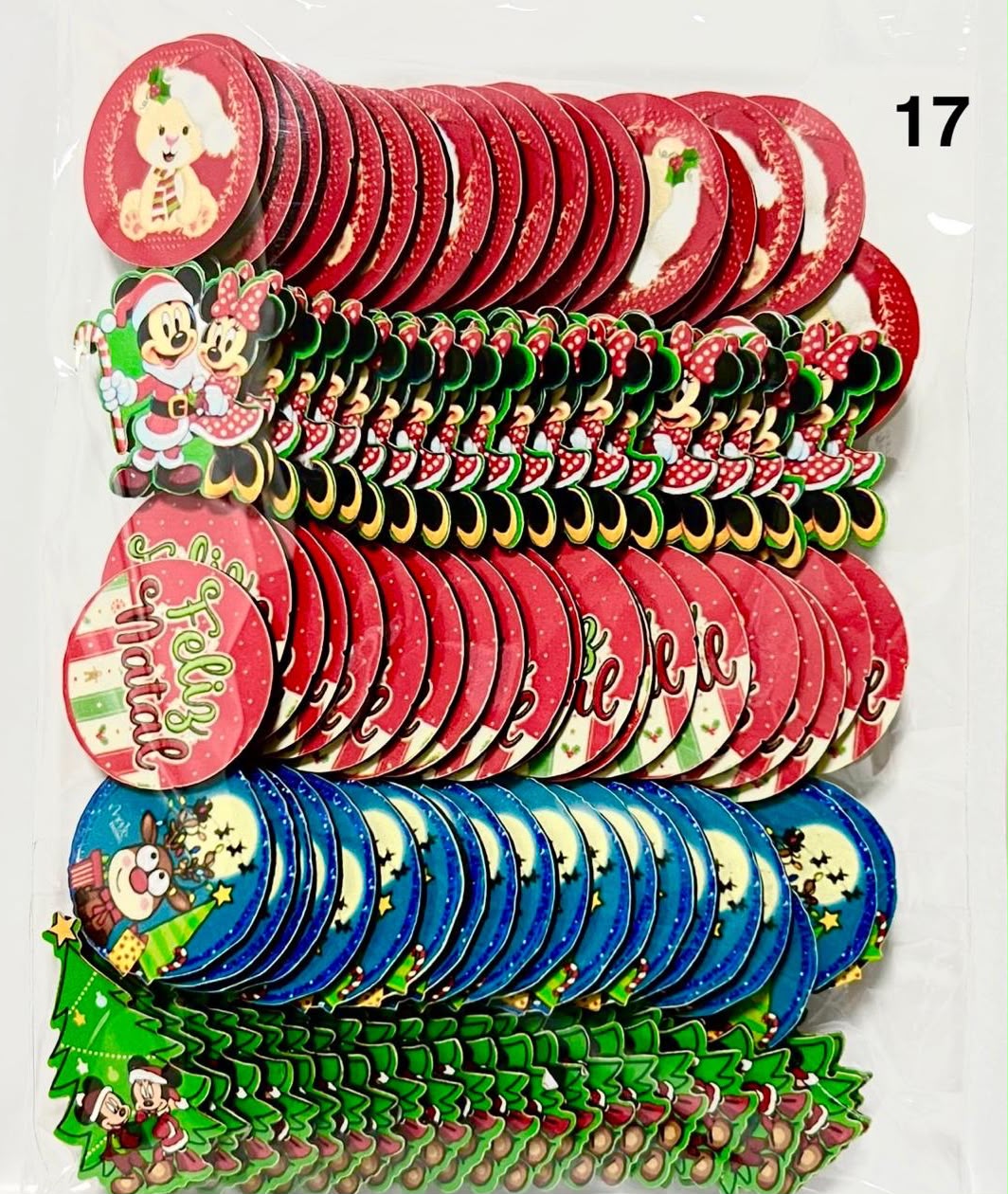 NATAL APLIQUES TAMANHO P