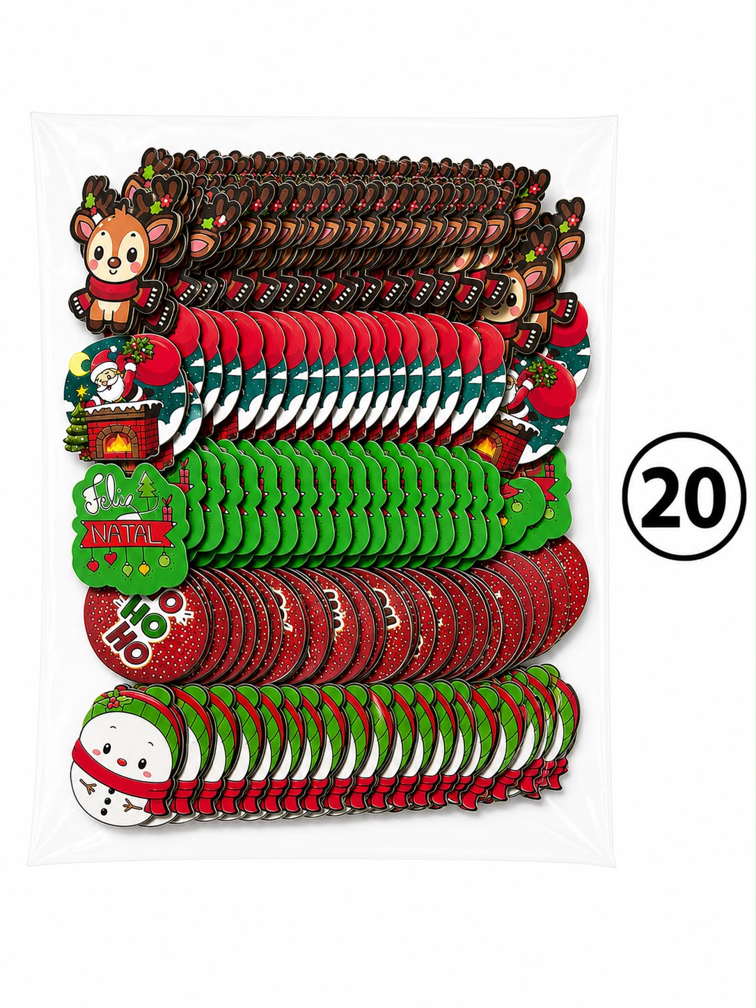 NATAL APLIQUES TAMANHO P
