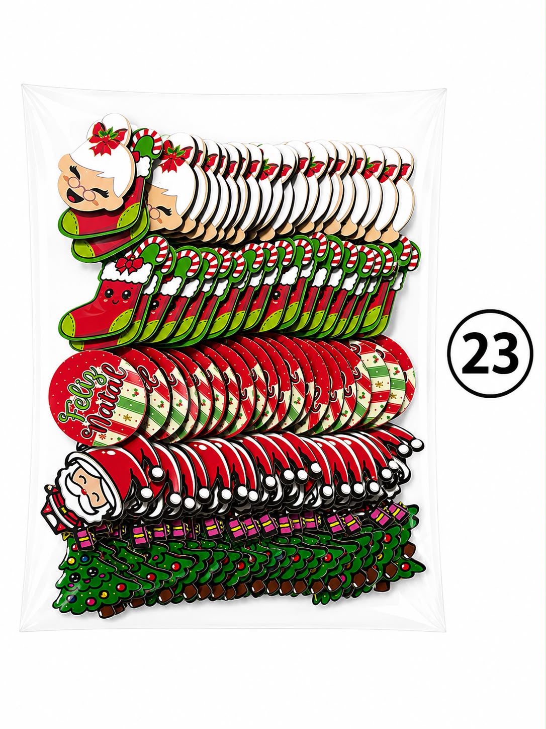 NATAL APLIQUES TAMANHO P