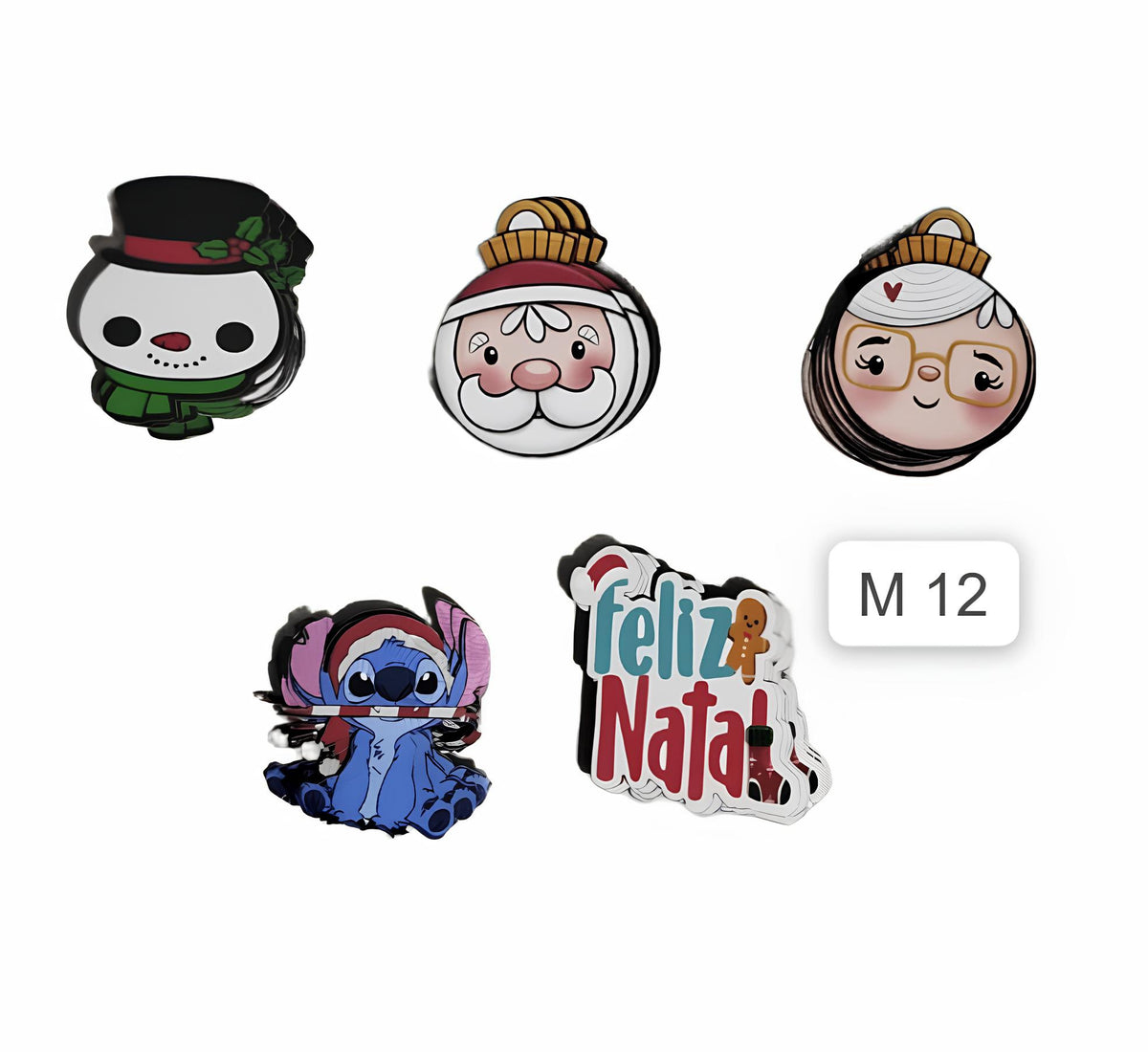NATAL APLIQUES TAMANHO M