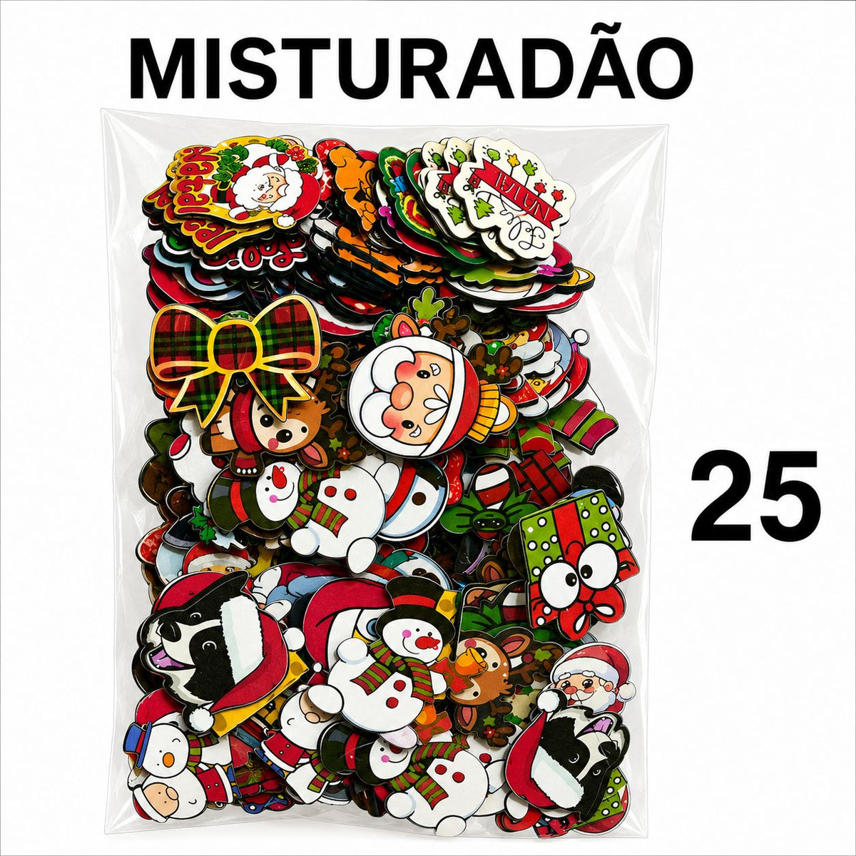 NATAL APLIQUES TAMANHO P